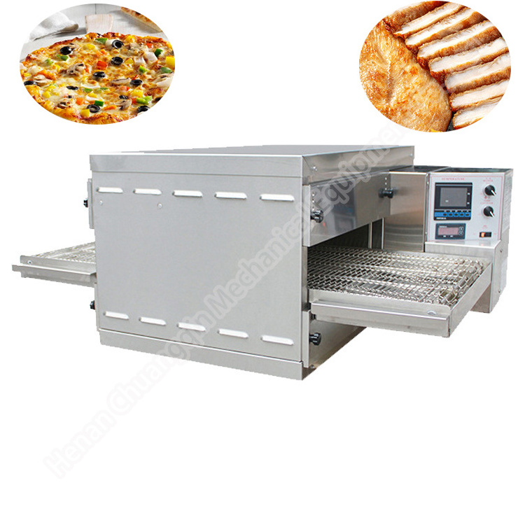 Propane gas conveyor belt commercial pizza baking oven