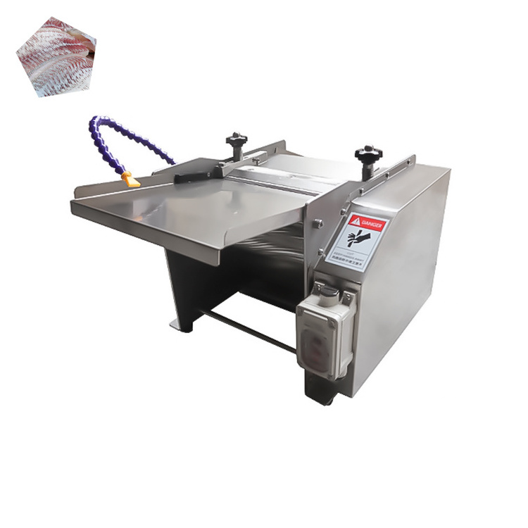 Fish Processing Machines Flatfish Skin Peeling Machine Large Industrial Fish Skin Removal