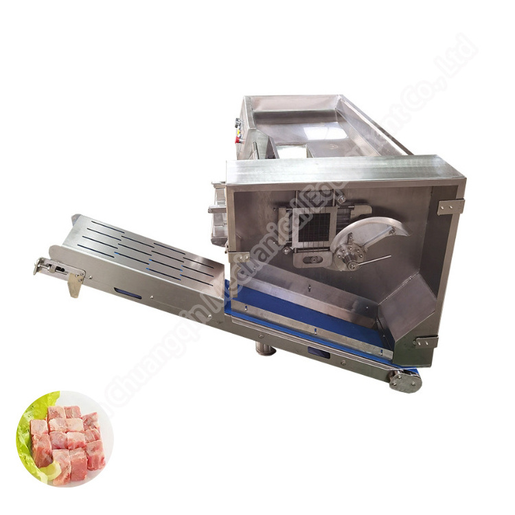 Meat cube dicer machine chicken breast meat cube cutting machine cheese cube cut machine