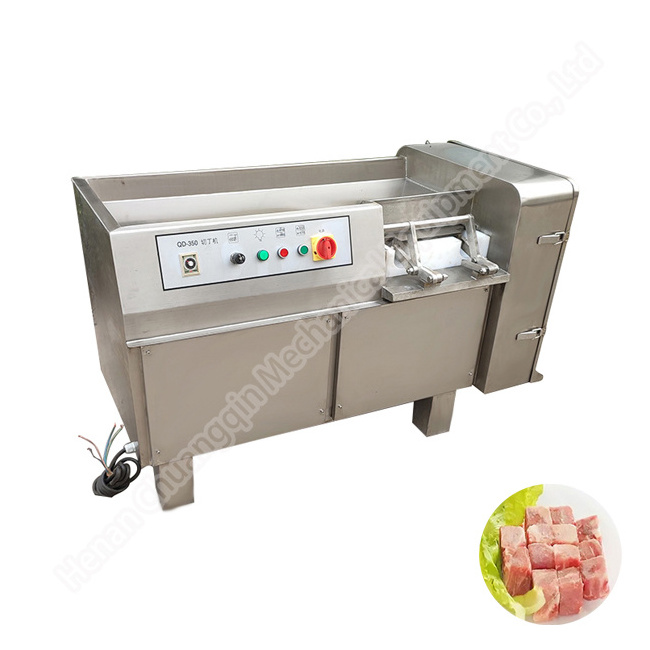 Cubes Meat Cutting Machine Chicken And Duck Meat Divide Machine Meat Dicer Frozen