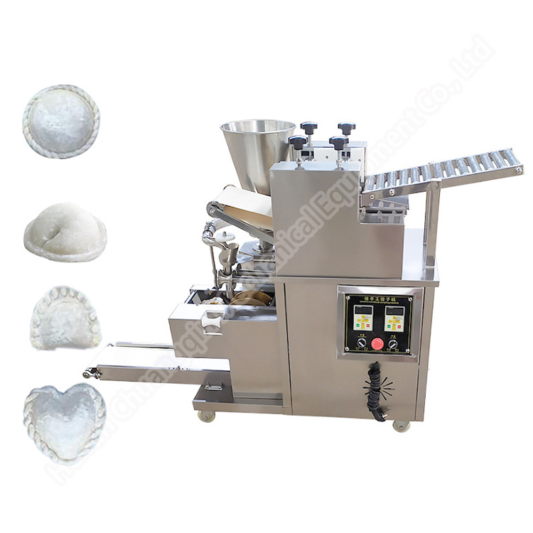 Folding chinese samosa empanada making automatic dumpling dumplings maker machine