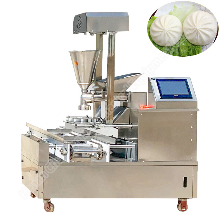 Steamed Stuffing Bun Machine Soup Momo Dumpling Maker Pork Steamed Buns Banh Bao Making Machine