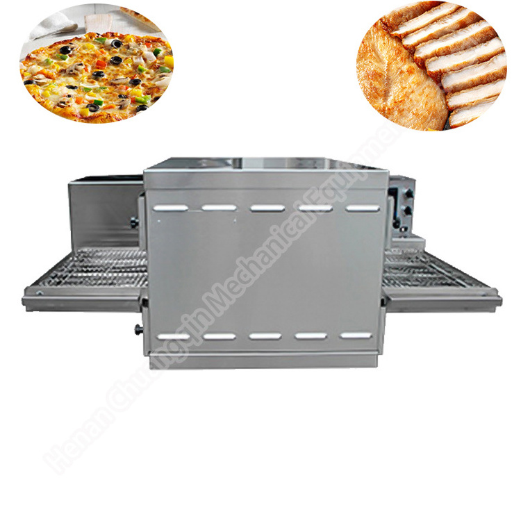 Propane gas conveyor belt commercial pizza baking oven