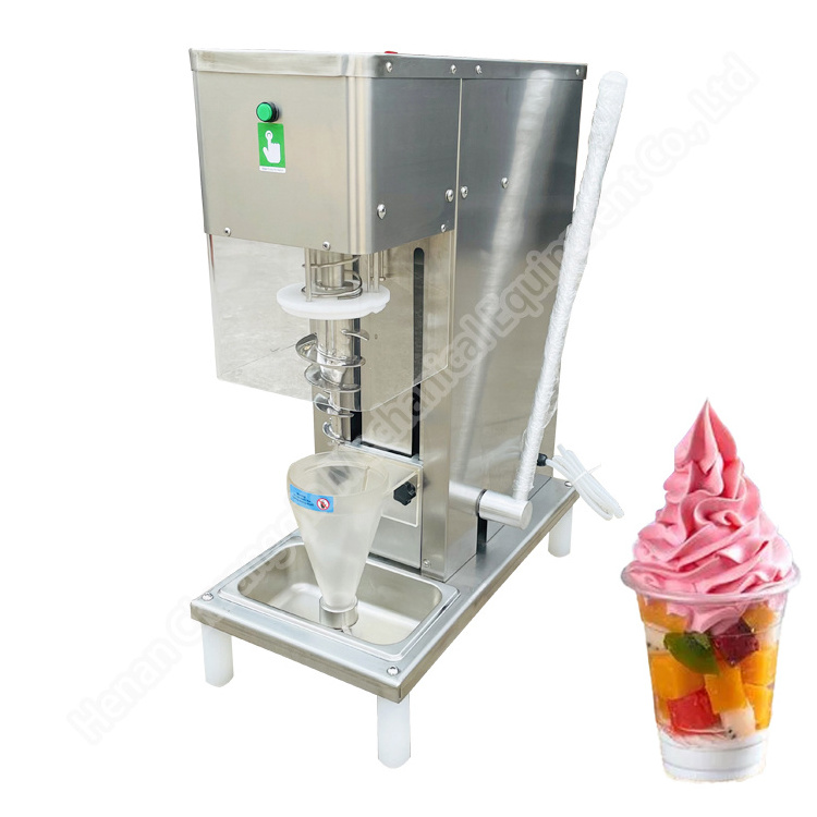 Fruit Ice Cream Blender Frozen Yogurt Swirl Ice Cream Mixer Commercial Ice Cream Machine For Sale