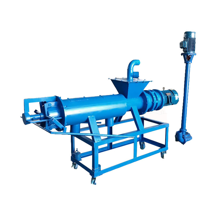 Chicken manure dryer dung manure dewatering machine cow dung drying machine