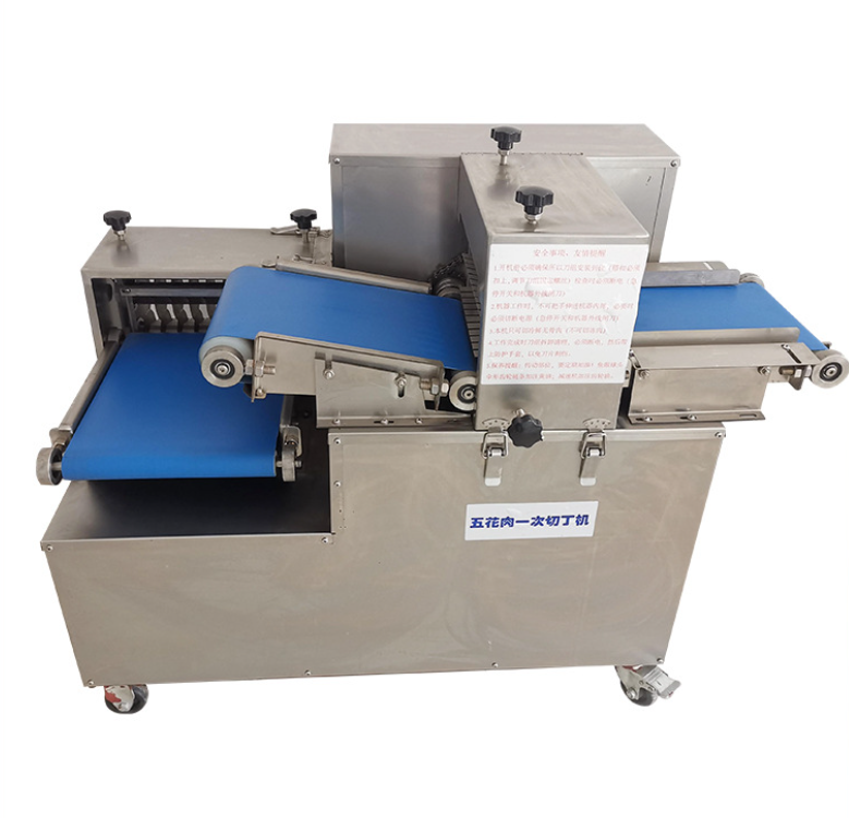 Chopper For Ground Beef Pork Slice Meat Cutting Machine One-shot dicing machine Fresh meat and chicken dicing equipment