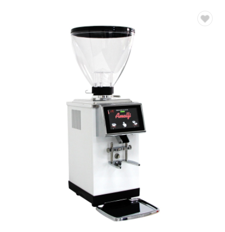 Touch Screen Espresso coffee grinder with 83mm Titanium Burr and Automatic Coffee grinder for Small Coffee Shop