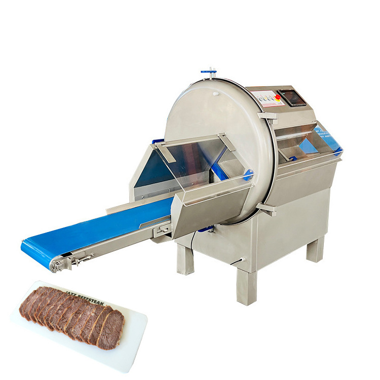 Band Sa Cutter Industrial Frozen Meat Slicing Machine Chicken Breast Slicer