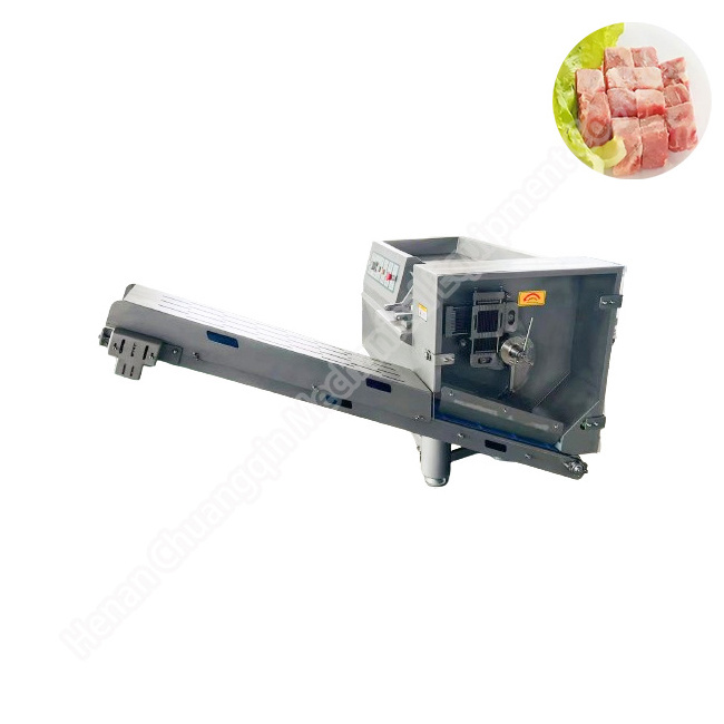 Meat dicer machine cube meat processing machine frozen meat dice cut machine