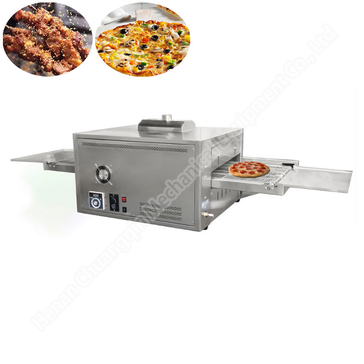 Propane gas conveyor belt commercial pizza baking oven