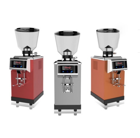 Touch Screen Espresso coffee grinder with 83mm Titanium Burr and Automatic Coffee grinder for Small Coffee Shop