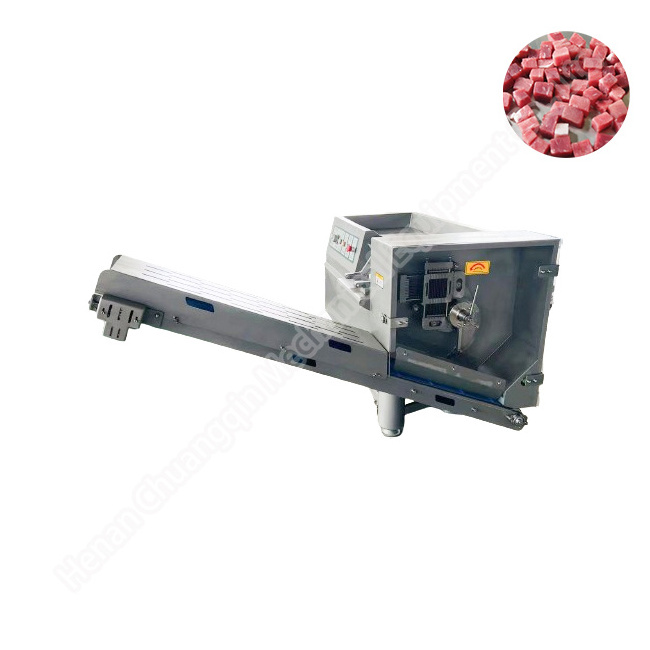 Cubes Meat Cutting Machine Chicken And Duck Meat Divide Machine Meat Dicer Frozen