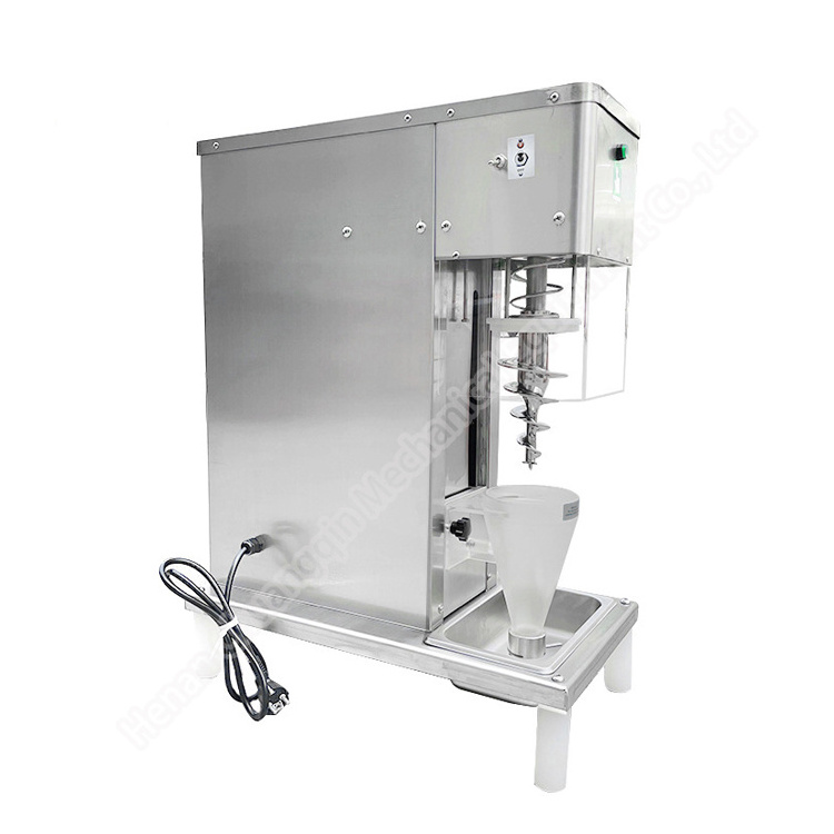 Ice Cream Machine Automatic Commercial Electric Milkshake Fruit Blending Mix Soft Ice Cream Blender Machine