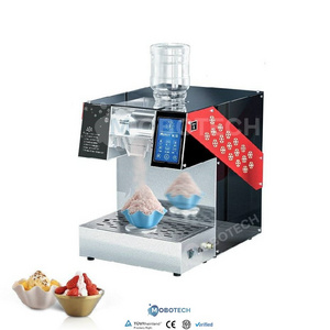 Korean rotate A snowflake noodle bingsu snow shaved ice flake maker dessert making machine