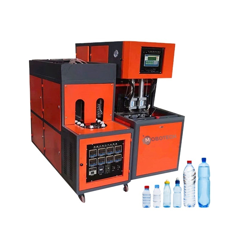 MOBOTECH Semi Automatic 20l Plastic Molding Machine Mineral Water Bottle Pet Bottle Blowing Machine