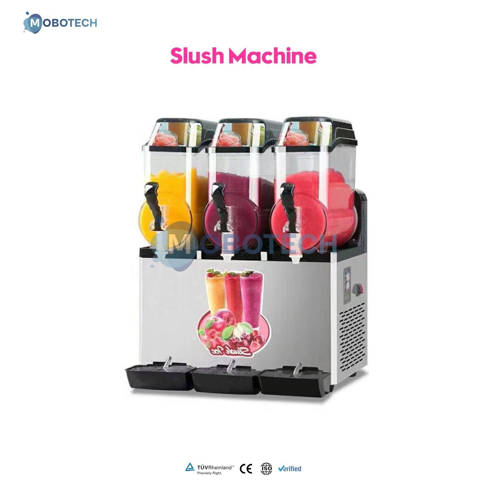 Commercial Slush Machine Frozen Drink Slash Daiquiri Margarita Slushy Slushie 1 2 3 Tank