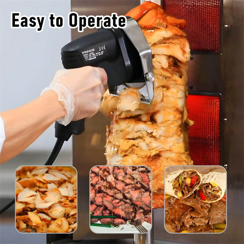 Electric Kebab Slicer Meat Slicer Commercial  Kebab Knife Turkey Shawarma Doner Cutter Cheap Price