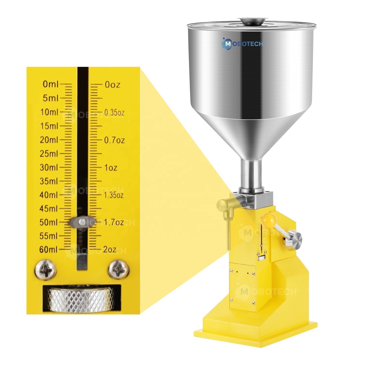 New design Advanced A03 Manual Cream/Paste/Liquid Manual Filling Machine with Scale