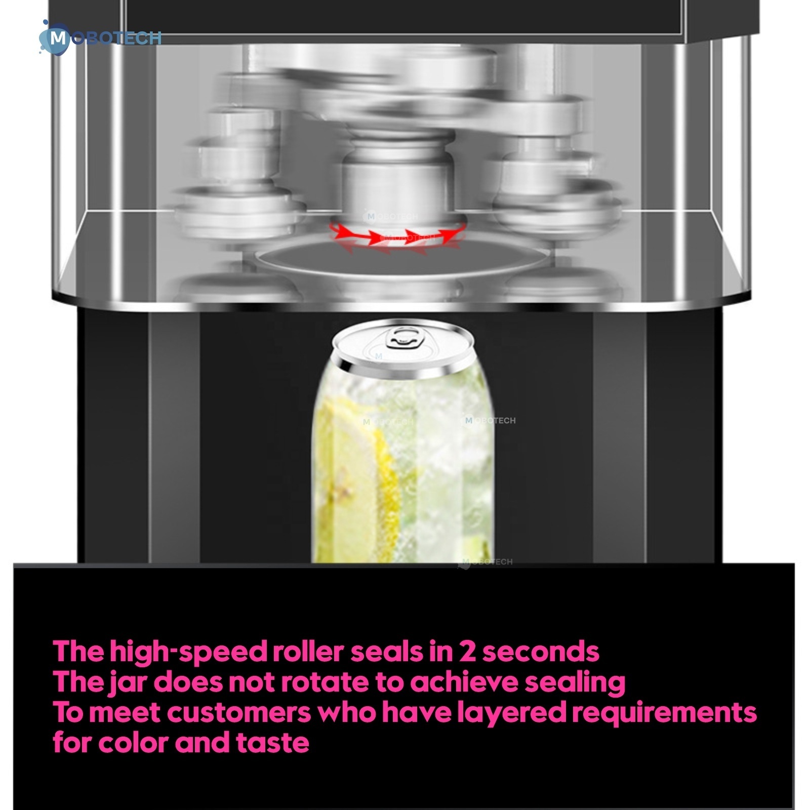 Full automatic can cup sealing machine beverage bottle jar beer tin cup pop can sealer seamer canning can sealer machine