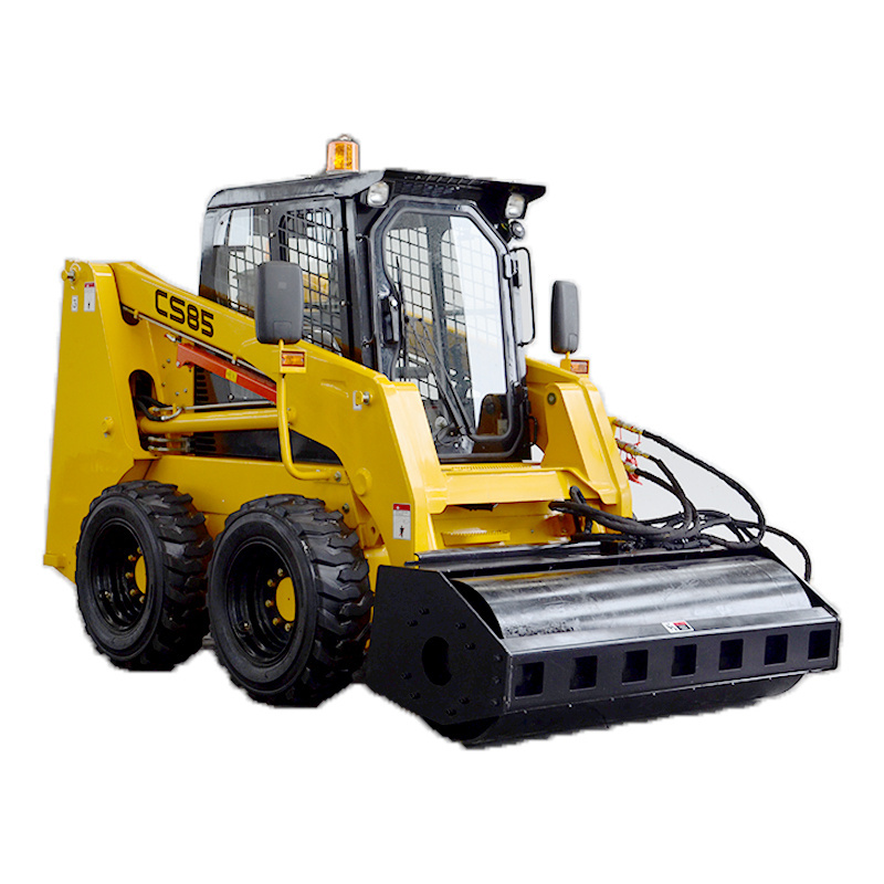 China Supply diesel engine power Wheel Crawler Loader With Angle Broom Snow Blower