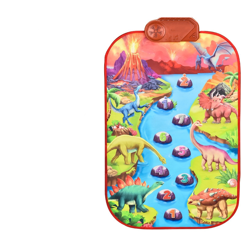 Baby Toys Music Blanket Climbing Pad Multi functional Game Blanket Early Education Dance Cake Dinosaur Baby Play Mat