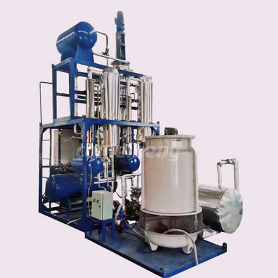 Regenerate Black Oil to Yellow Base Oil Machine Waste Car Motor Oil Recycling Diesel Distillation Plant