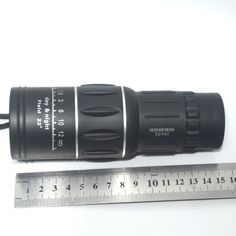 High Power 16x52 Optical Lens Monocular Dual Focus Optics for Hunting Outdoor Telescope for Enhanced Viewing