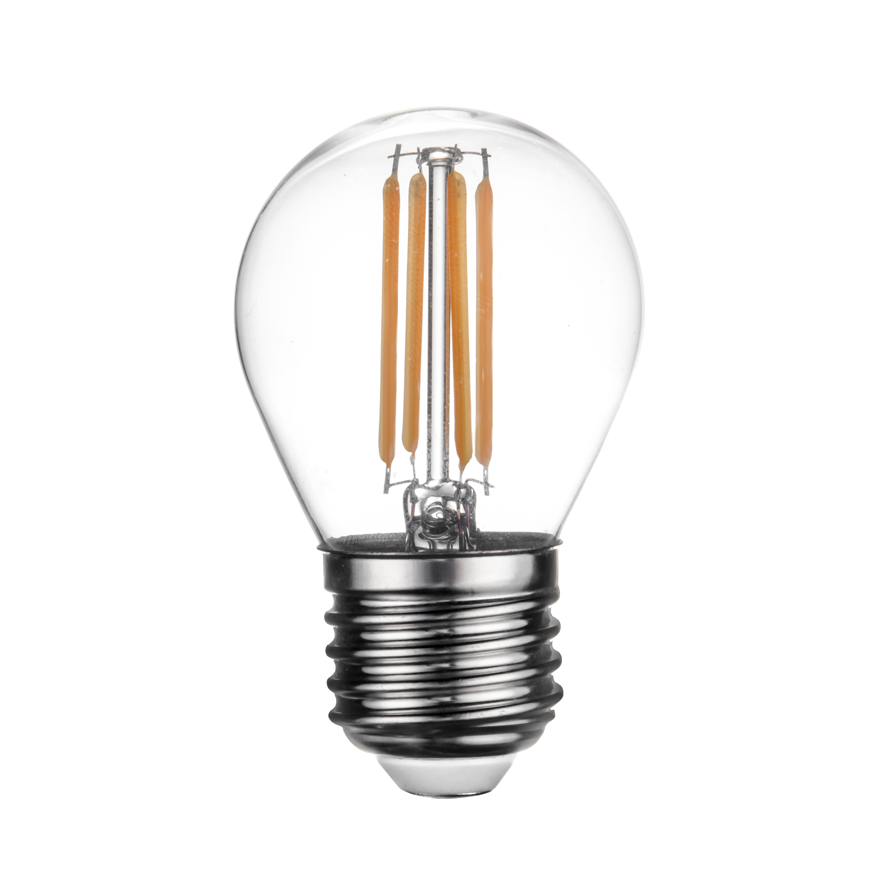 E26 E27 G45 Soft Glow 2700K Warm White 2W 4W 6W Retro Filament Bulb Global Edison Light 100V 120V