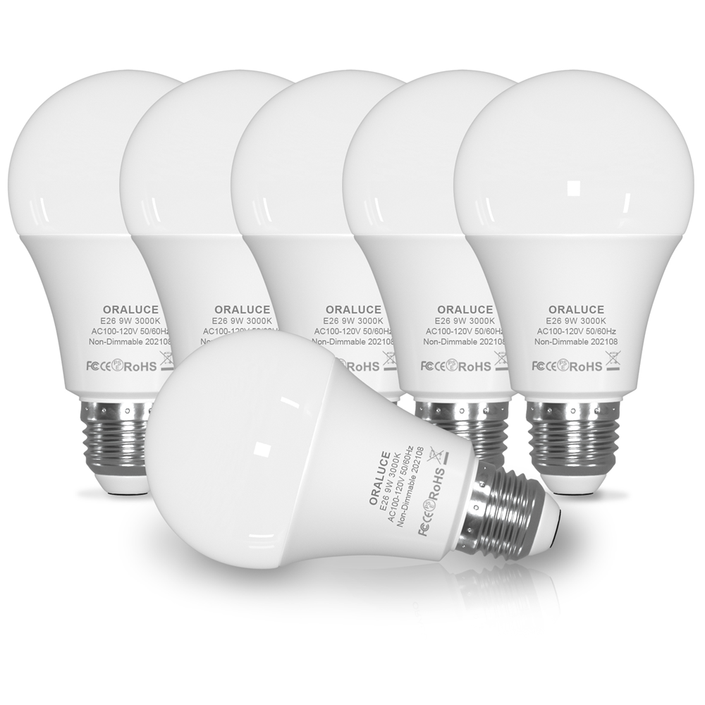 LED Bulb A19 A60 E27 Base 7W 9W 12W Ready to Ship High Quality Light Bulb LED Lamp 6000K Daylight ZhongShan Supplier