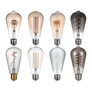 Vintage ST64 Tear Drop LED Classic Filament Edison Bulb 4W 6W 8W AC110V 220V E26 E27 B22 Warm White 2700K Dimmable