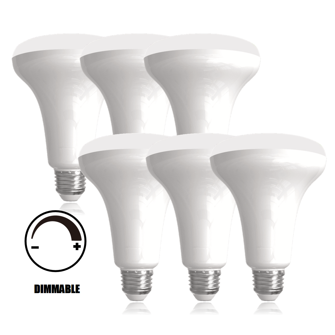 Dimmable LED Bulb BR30, 9W 10W 12W LED Flood, BR30 LED Spot Medium Base E26 120V 5000K Daylight