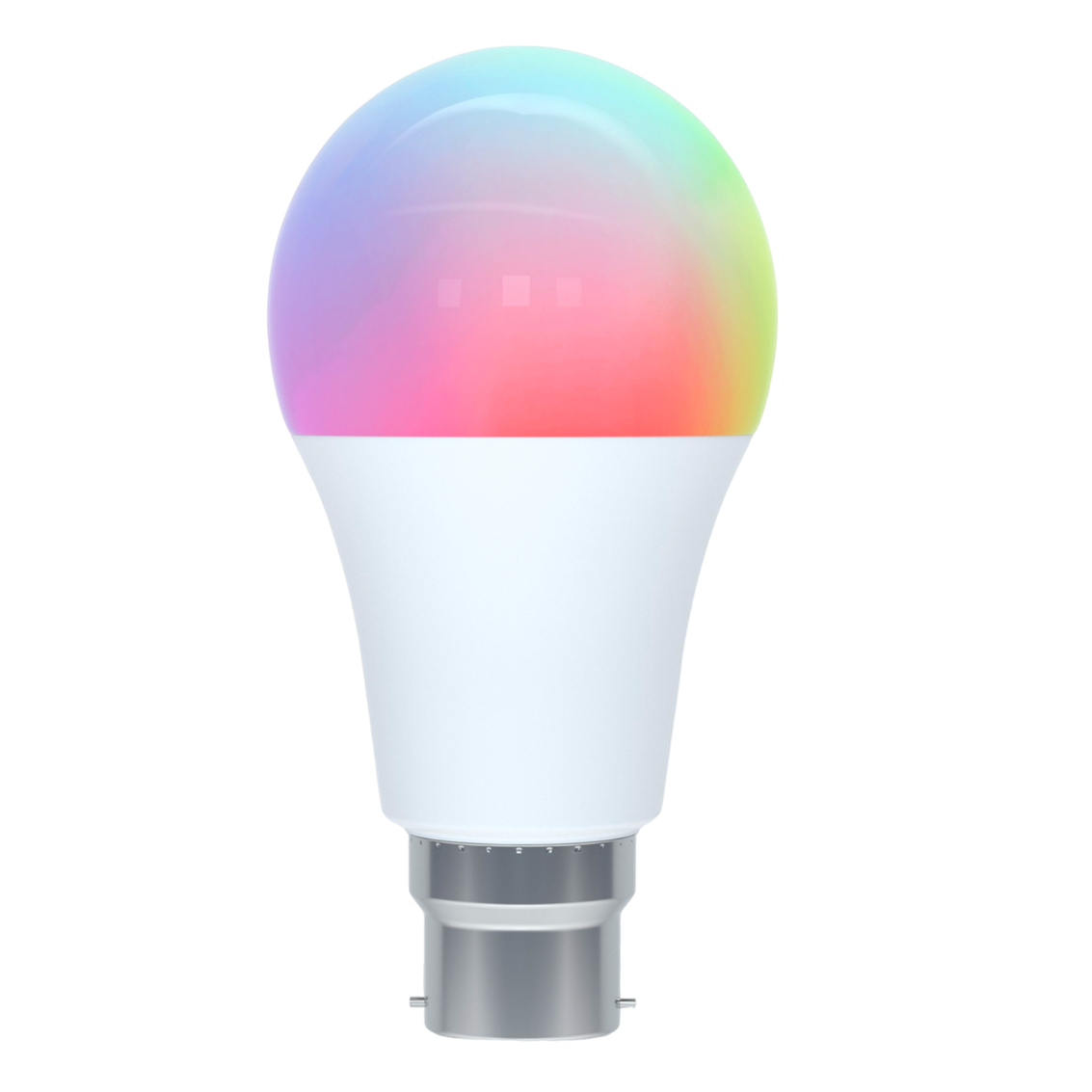 Smart LED Wi-Fi Bulb with B22 Bayonet, Color Changing RGBCW Light Bulb Flash to Music, B22 LED Bulb Voice Command