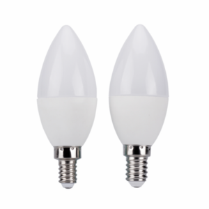 LED Candelabra Bulb Candle Bulb E12 E17 Base for Chandelier Ceiling Fan Blade Bulb Non-dimmable