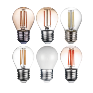 E26 E27 G45 Soft Glow 2700K Warm White 2W 4W 6W Retro Filament Bulb Global Edison Light 100V 120V