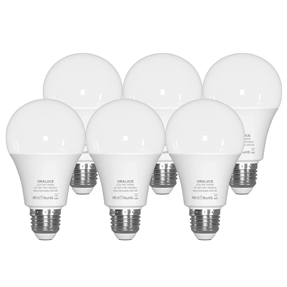 LED Bulb A19 A60 E27 Base 7W 9W 12W Ready to Ship High Quality Light Bulb LED Lamp 6000K Daylight ZhongShan Supplier