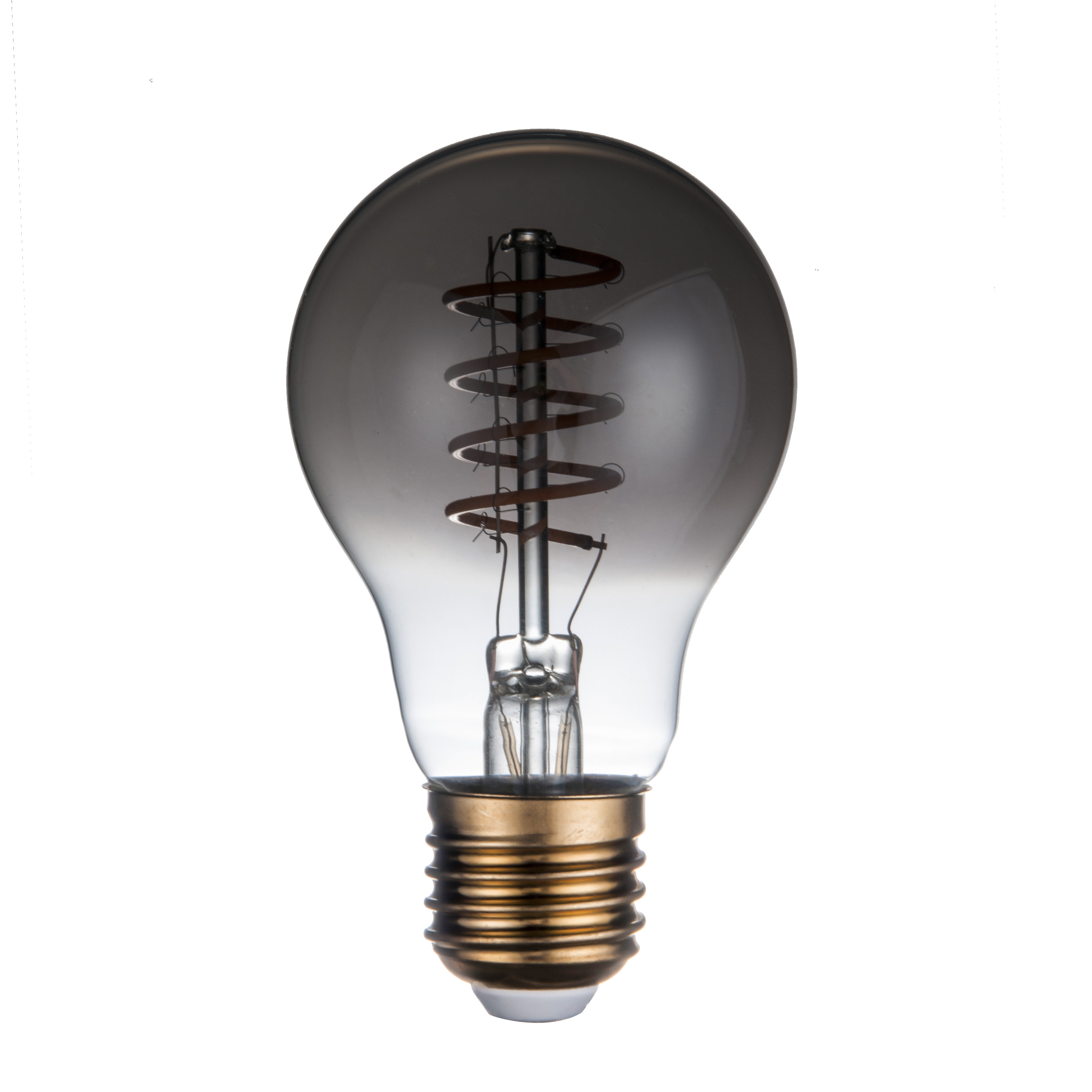 A60 A19 LED Filament Bulb E26 E27 B22 4W 6W 8W 10W 12W Amber/Somkey Glass Lamp Warm White Soft Light Glow CE RoHS Certified