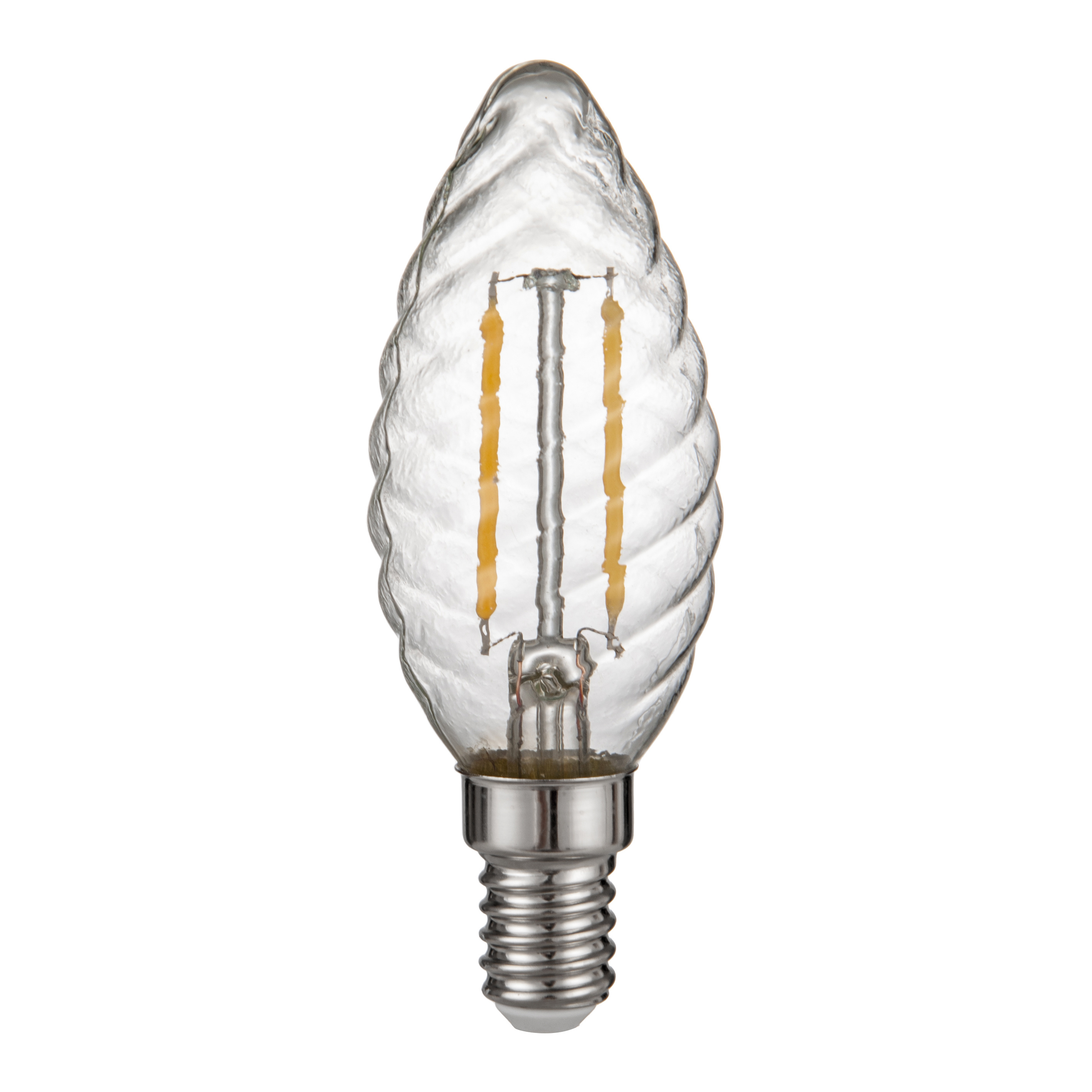 12V C35 Twisted Bulb Candle E14 0.5W 1W Candelabra Light Bulb Cheap Price High Quality Candle Lamp LED Filament