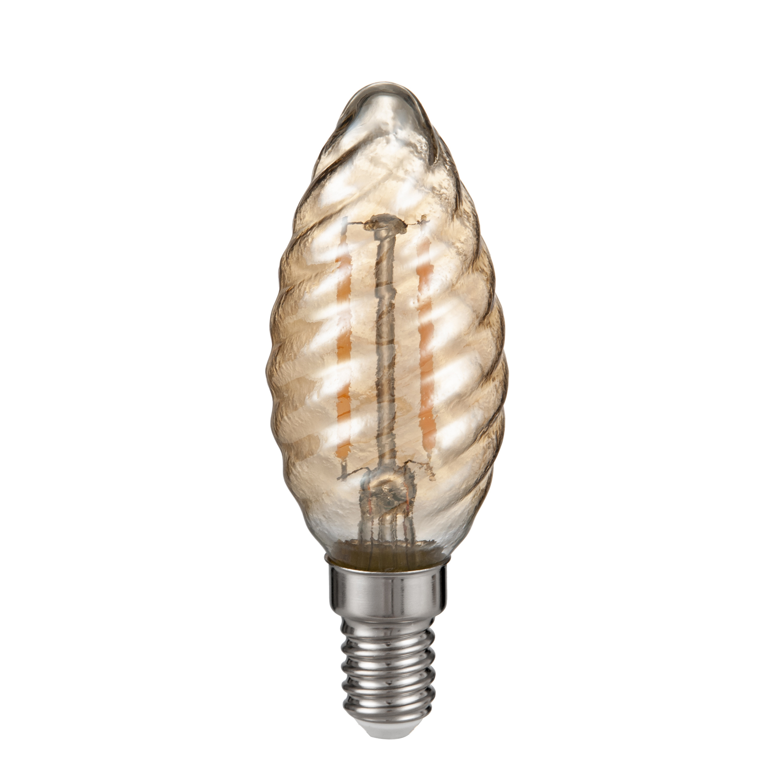 12V C35 Twisted Bulb Candle E14 0.5W 1W Candelabra Light Bulb Cheap Price High Quality Candle Lamp LED Filament