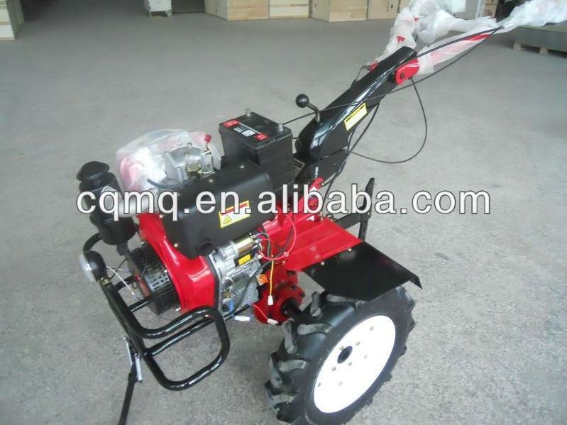 MeiQi 9hp 10hp 186F diesel engine power tiller with spare part