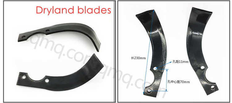 mini tiller dry land rotary tiller dozer blades for tractor wheat combine harvester blades