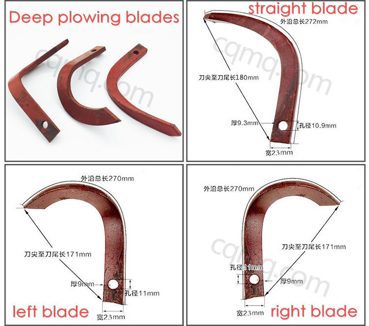 mini tiller dry land rotary tiller dozer blades for tractor wheat combine harvester blades