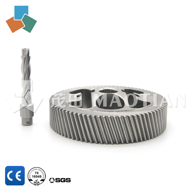 CNC high quality spur transmission gear for low speed reducer gearbox / rack and pinion gears/gear reducer