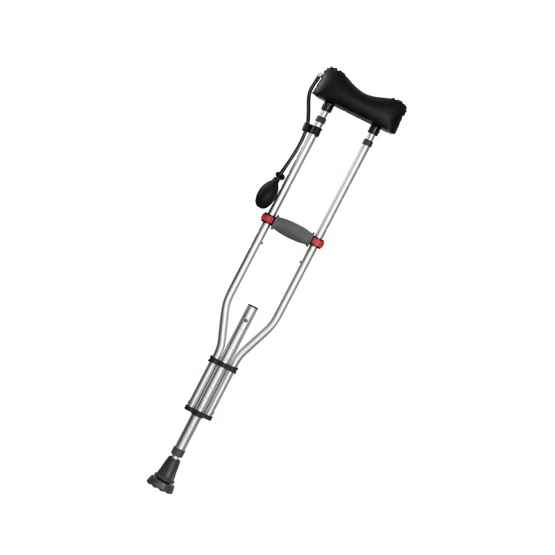 2024 New Products Foldable Air Inflatable Medical Axillary Crutch Cane Underarm Crutch Walking Aid Stick