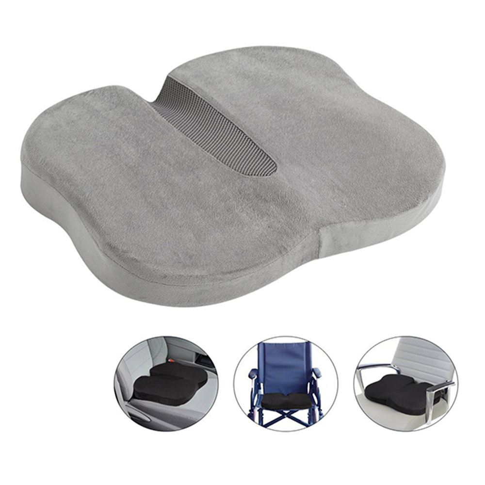 comfortable  soft luxury rebound memory foam relax pressure medical wheelchair  seat chair cushion with cover