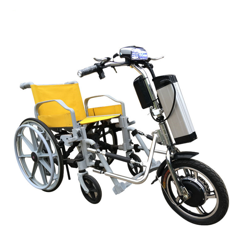 Cheapest Hot selling handcycle electric wheelchair trailer wheelchair motor conversion kit