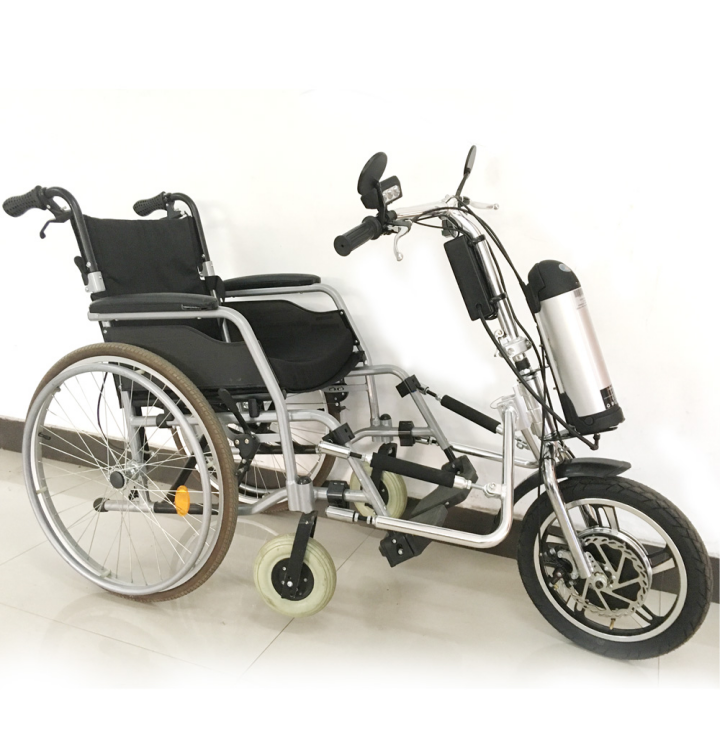 Cheapest Hot selling handcycle electric wheelchair trailer wheelchair motor conversion kit