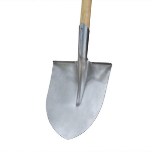 Stainless steel shovel thickened all steel pointed flat shovel agricultural flower shovel outdoor