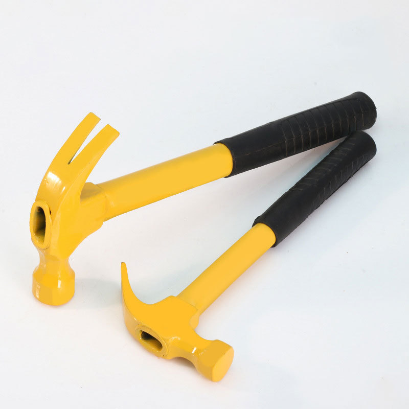 Industrial grade high carbon steel connected labor saving claw hammer multifunctional hammer