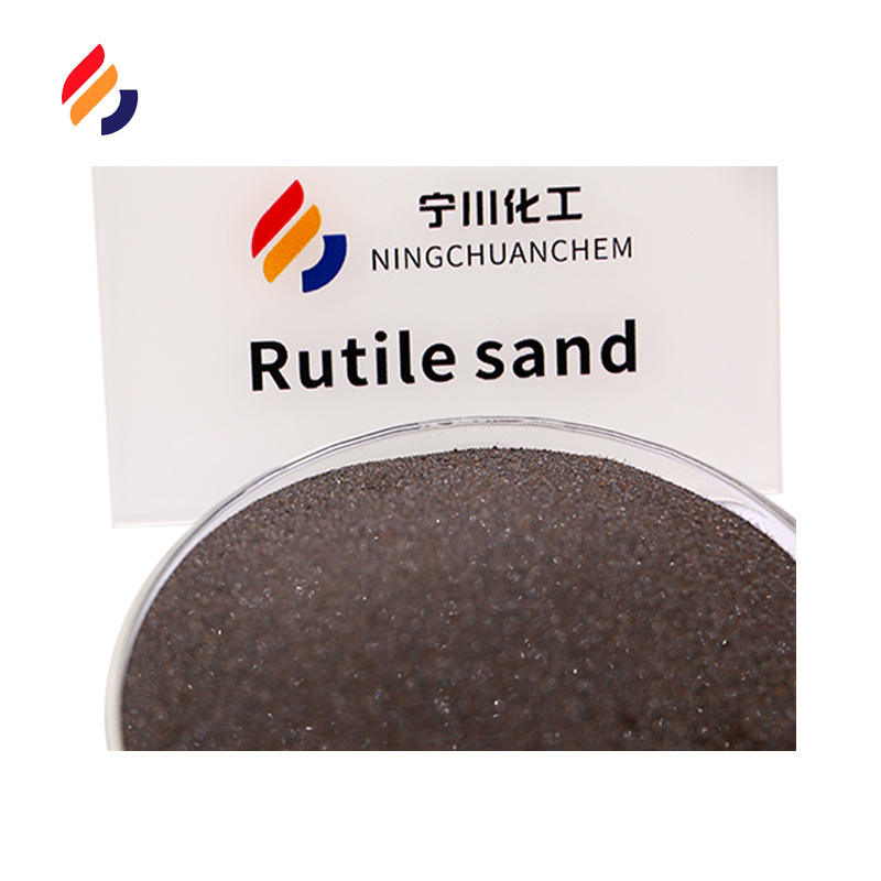 2024 High quality Tio2 ilmenite sand/rutile sand Chinese material dark brown 95%