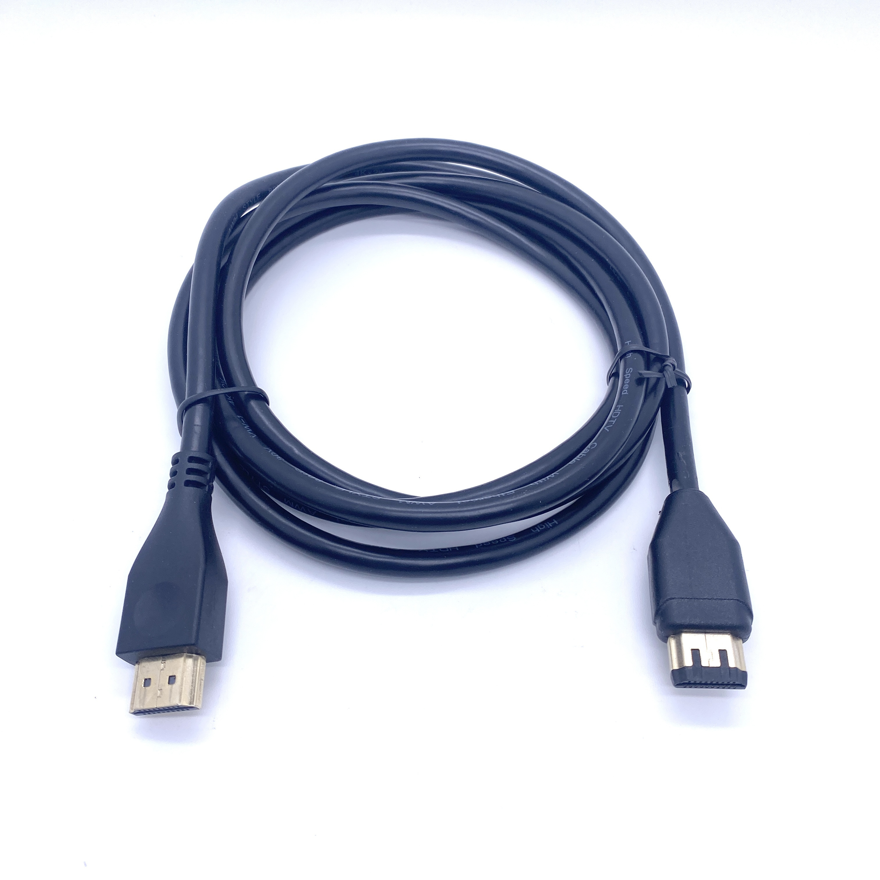 Custom Plastic Connector High Speed 4K 3D 60Hz 120Hz Ultra HD MALE-MALE HDMI Cable for HDTV